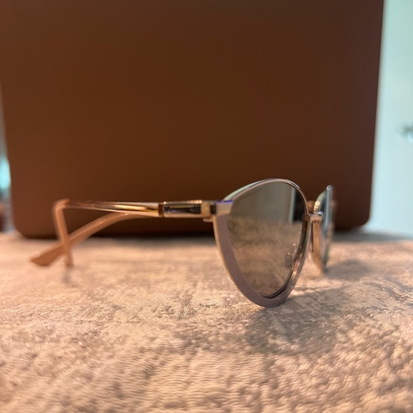 Silver Cat-Eye Sunglasses - Picture 3 of 3